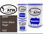 Preview: BMW, Citrin Black Pearl, X02: 500ml Lackdose + 500ml Klarlack + 250ml Härter - Set, von ATW Autoteile West.